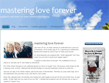 Tablet Screenshot of masteringloveforever.com